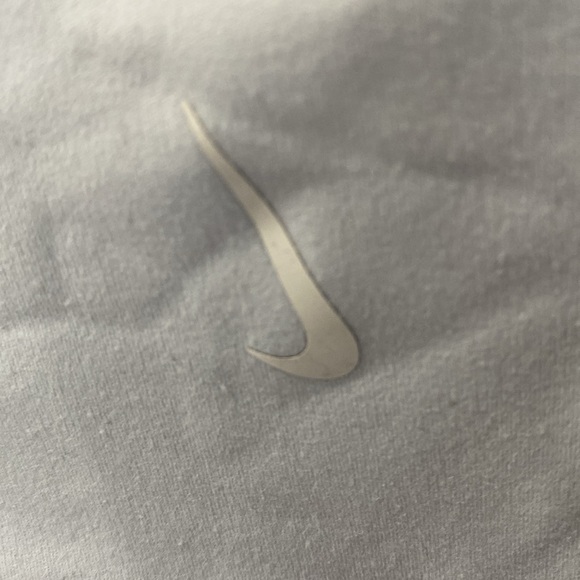 NIKE long line baby blue sport bra swoosh DRI-FIT L - Picture 5 of 5